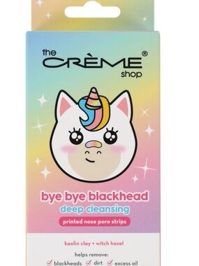 The Crème Shop® Printed Nose Pore Strips UNICORN 6PK